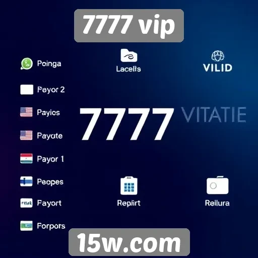 Métodos de pagamento disponíveis no 7777 vip